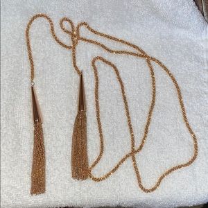 rose gold kendra scott wrap necklace